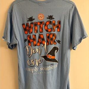 Witch Hair Don’t Care Simply Southern Tee